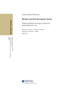 Britain and the European Union