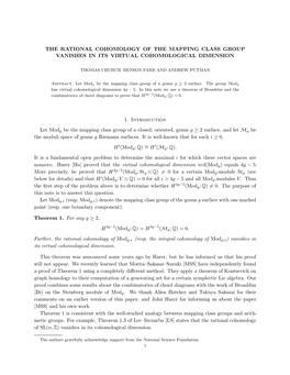 The Rational Cohomology of the Mapping Class Group Vanishes in Its Virtual Cohomological Dimension