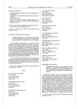 A) Entidad: Mesa De Contratacion De La Consejerfa De B