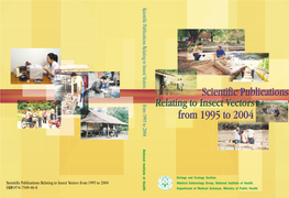 Scientific Publications Relating to Insect Vectors from 1995 to 2004