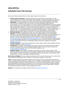 [MS-IPFFX]: Infopath Form File Format