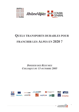 Quels Transports Durables Pour Franchir Les Alpes En