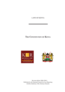 The Constitution of Kenya