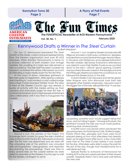 Kennywood Drafts a Winner in the Steel Curtain by Brett Weissbart on July 12, Kennywood Premiered the Steel Around 11 A.M