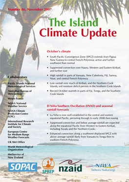 The Island Climate Update