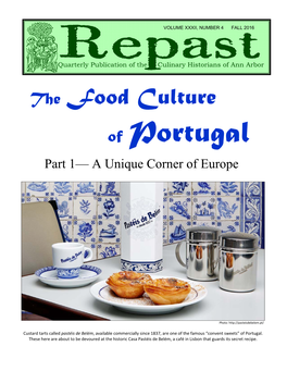 The Food Culture of Portugal Part 1— a Unique Corner of Europe