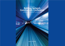 Building Network Construction Conference COPENHAGEN MARRIOTT 19 Nov