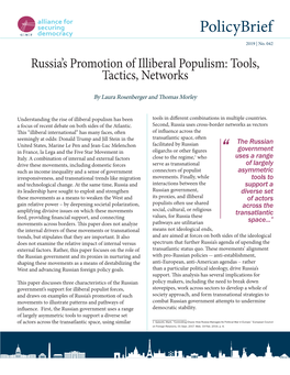 Russia's Promotion of Illiberal Populism