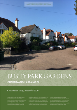 Bushy Park Gardens Conservation Area No.77