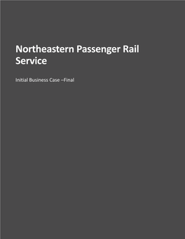 Northeastern Passenger Rail Service