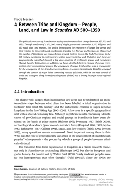 4 Between Tribe and Kingdom – People, Land, and Law in Scandza AD 500–1350