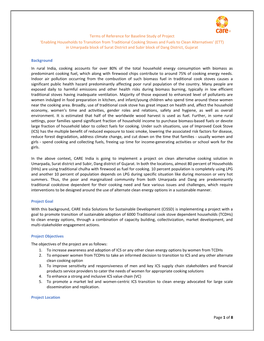 Of 8 Terms of Reference for Baseline Study of Project