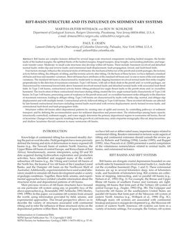 Rift-Basin Structure and Its Influence on Sedimentary Systems