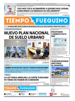 Nuevo Plan Nacional De Suelo Urbano