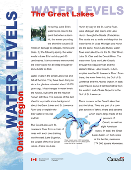 Great Lakes Water Level Fact Sheet 2001 E.Pdf