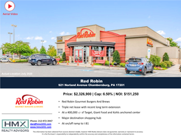 Red Robin 921 Norland Avenue Chambersburg, PA 17201