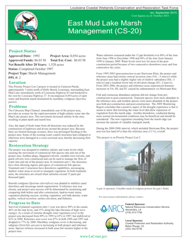 CS 20 East Mud Lake Marsh Management Prep.Cdr