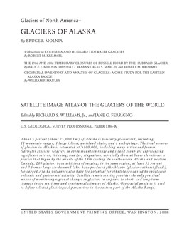 GLACIERS of ALASKA by BRUCE F