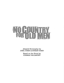 No Country for Old Men – Entire Screenplay.Pdf