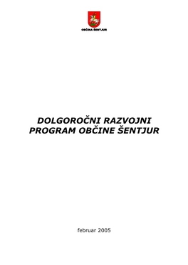 Dolgoročni Razvojni Program Občine Šentjur