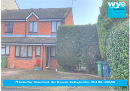 21 Barkus Way, Stokenchurch, High Wycombe, Buckinghamshire, HP14