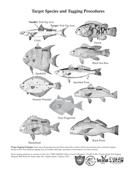 Target Species and Tagging Procedures