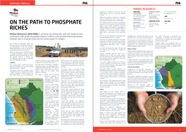 On the Path to Phosphate Riches
