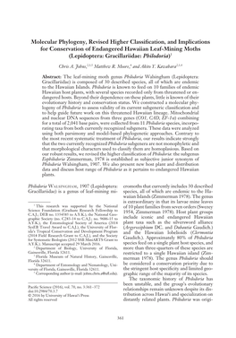 Molecular Phylogeny, Revised Higher