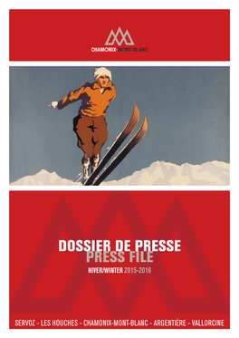 Dossier De Presse Press File Hiver/Winter 2015-2016