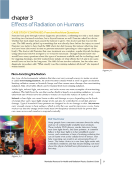 Chapter 3 Effects of Radiation on Humans