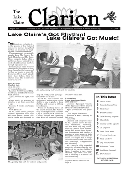 Lake Claire's Got Music!