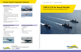 CMS & CSI for Naval Vessels