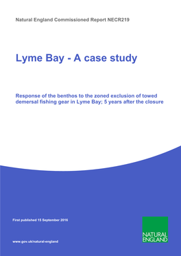 Lyme Bay - a Case Study