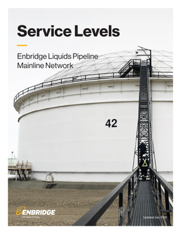 Service Levels — Enbridge Liquids Pipeline Mainline Network