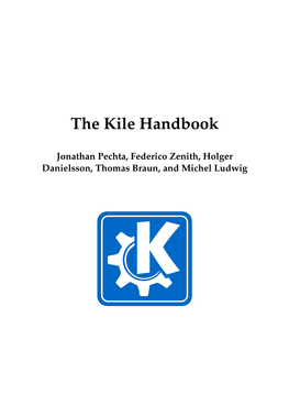 The Kile Handbook