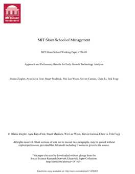 MIT Sloan School of Management