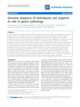 Helicobacter Suis