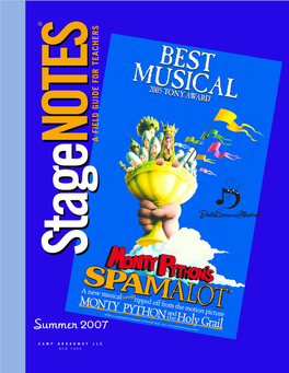 Spamalot the Talent Behind the Show