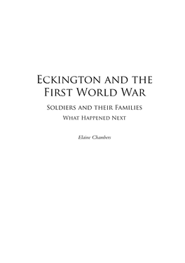 Eckington and the First World War