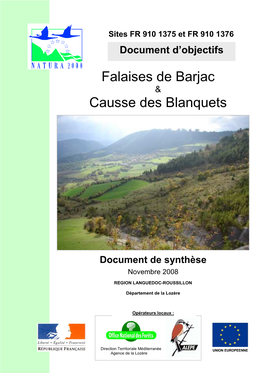 Falaises De Barjac Causse Des Blanquets