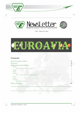 Euroavia Newsletter #225 1 from Newsletter PWG