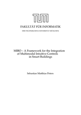 A Framework for the Integration of Multimodal Intuitive Controls in Smart Buildings