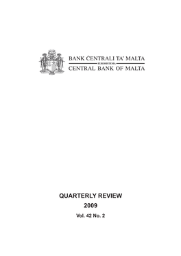 QUARTERLY REVIEW 2009 Vol