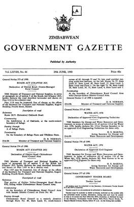 Zimbabwean Government Gazette