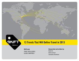 13 Trends That Will Define Travel in 2013