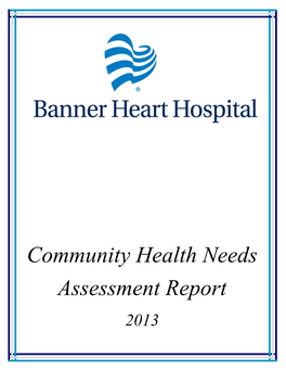 Community Health Needs Assessment Report