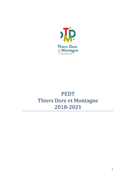 PEDT Thiers Dore Et Montagne 2018-2021