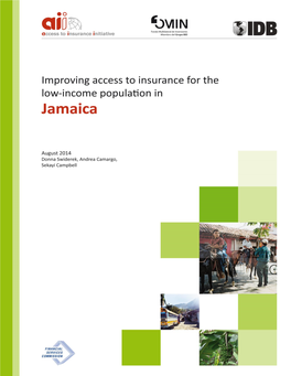 Improving Access to Insurance for the Low- Income Population in Jamaica