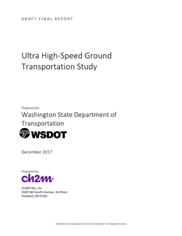 2018 Cascadia High Speed Rail Study