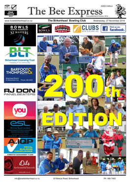 The Bee Express 200Th Edition
